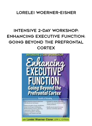 Intensive 2-Day Workshop: Enhancing Executive Function: Going Beyond the Prefrontal Cortex – Lorelei Woerner-Eisner