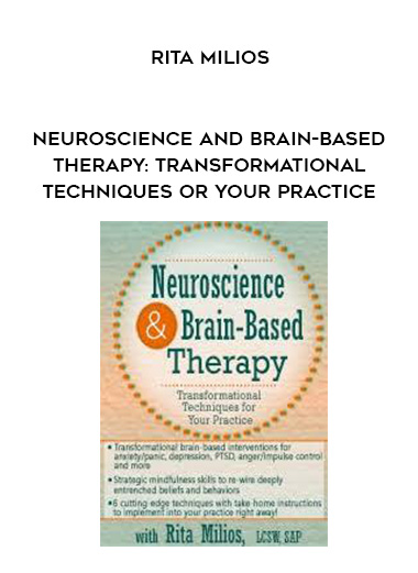 Neuroscience and Brain-Based Therapy: Transformational Techniques for Your Practice – Rita Milios