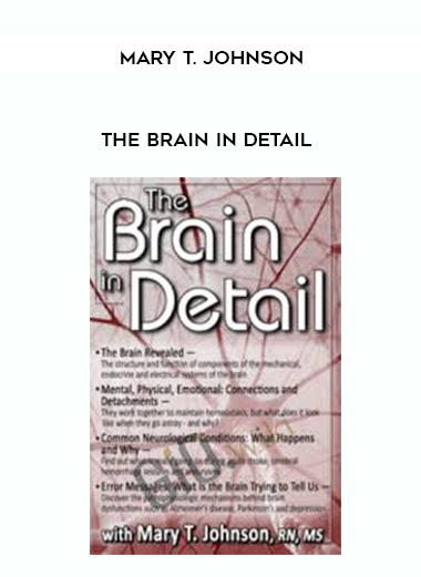 The Brain in Detail – Mary T. Johnson