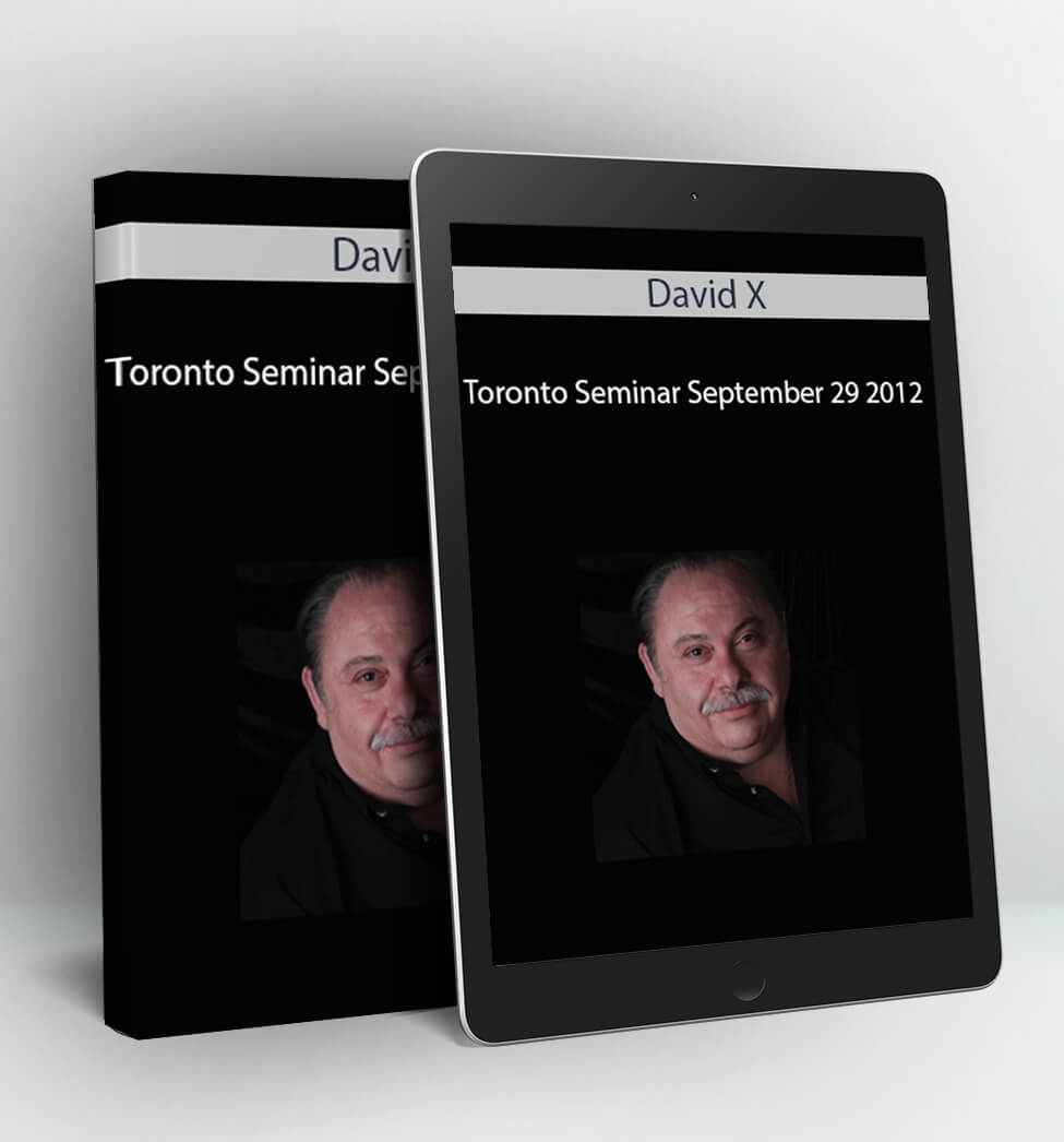 Toronto Seminar September 29 2012 - David X