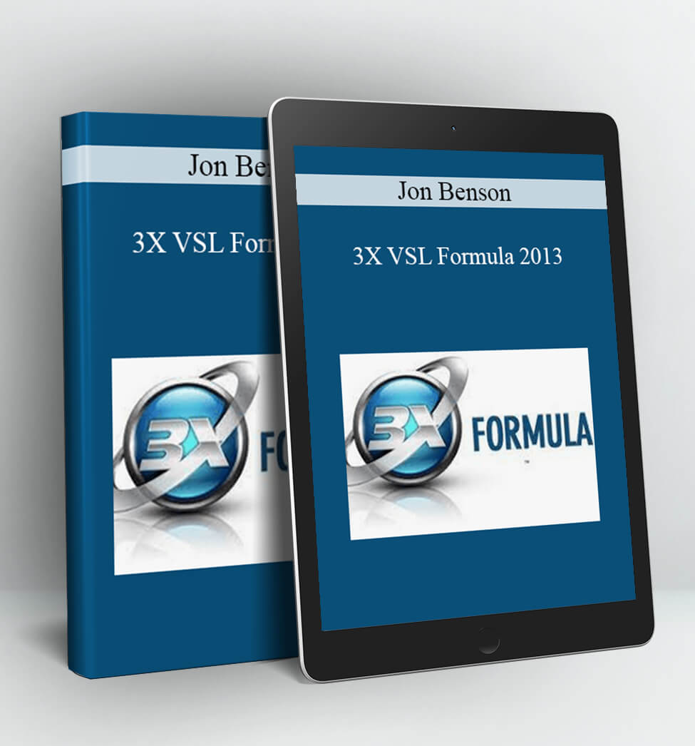 3X VSL Formula 2013 - Jon Benson