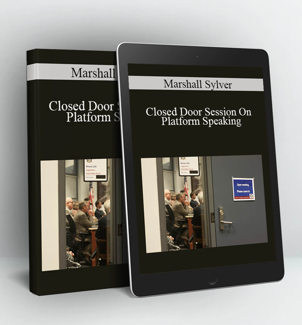 Closed Door Session On Platform Speaking - Marshall Sylver