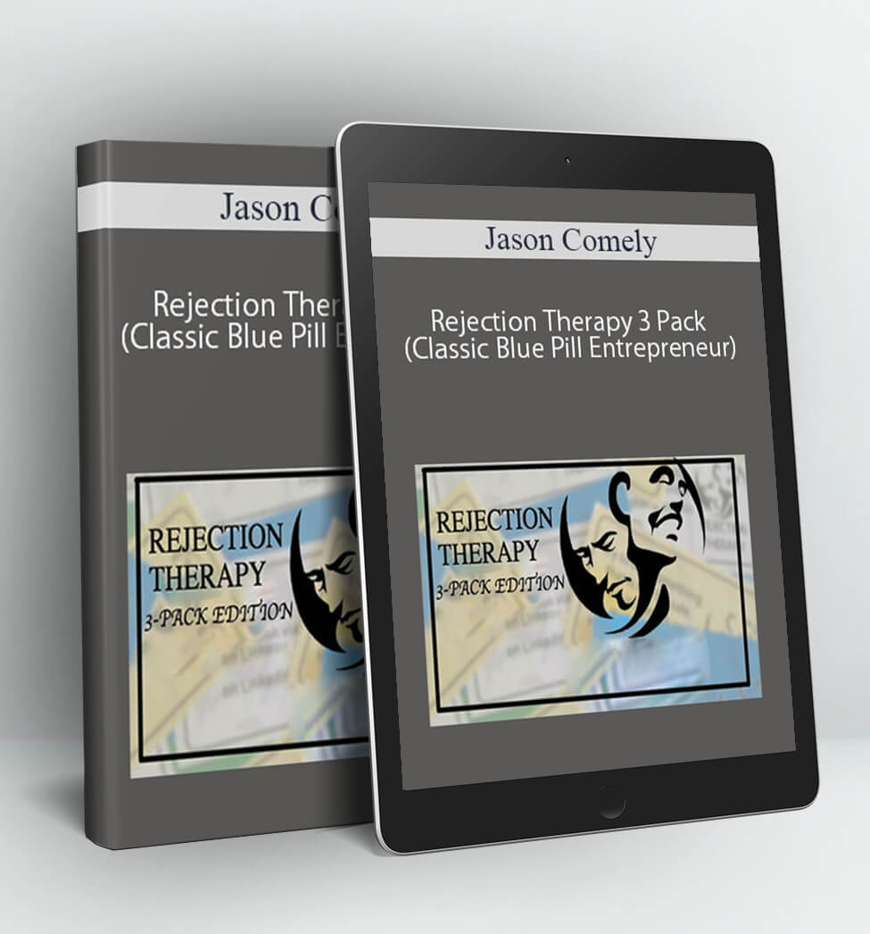 Rejection Therapy 3 Pack (Classic Blue Pill Entrepreneur) - Jason Comely