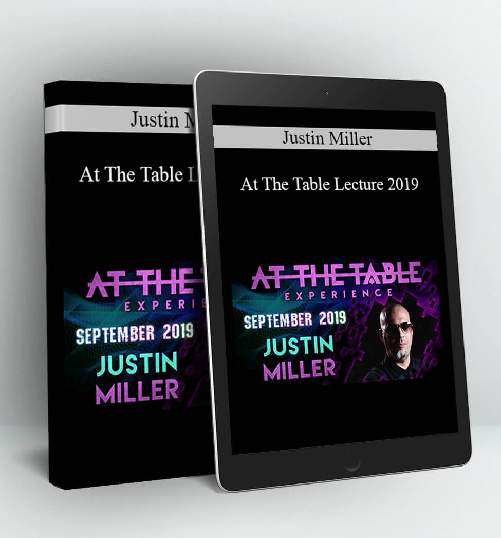 At The Table Lecture 2019 - Justin Miller