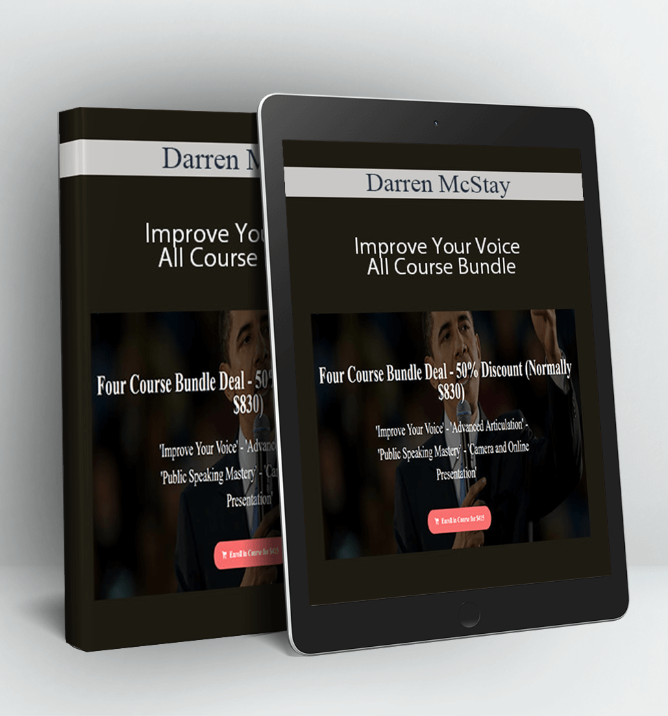 Improve Your Voice All Course Bundle - Darren McStay