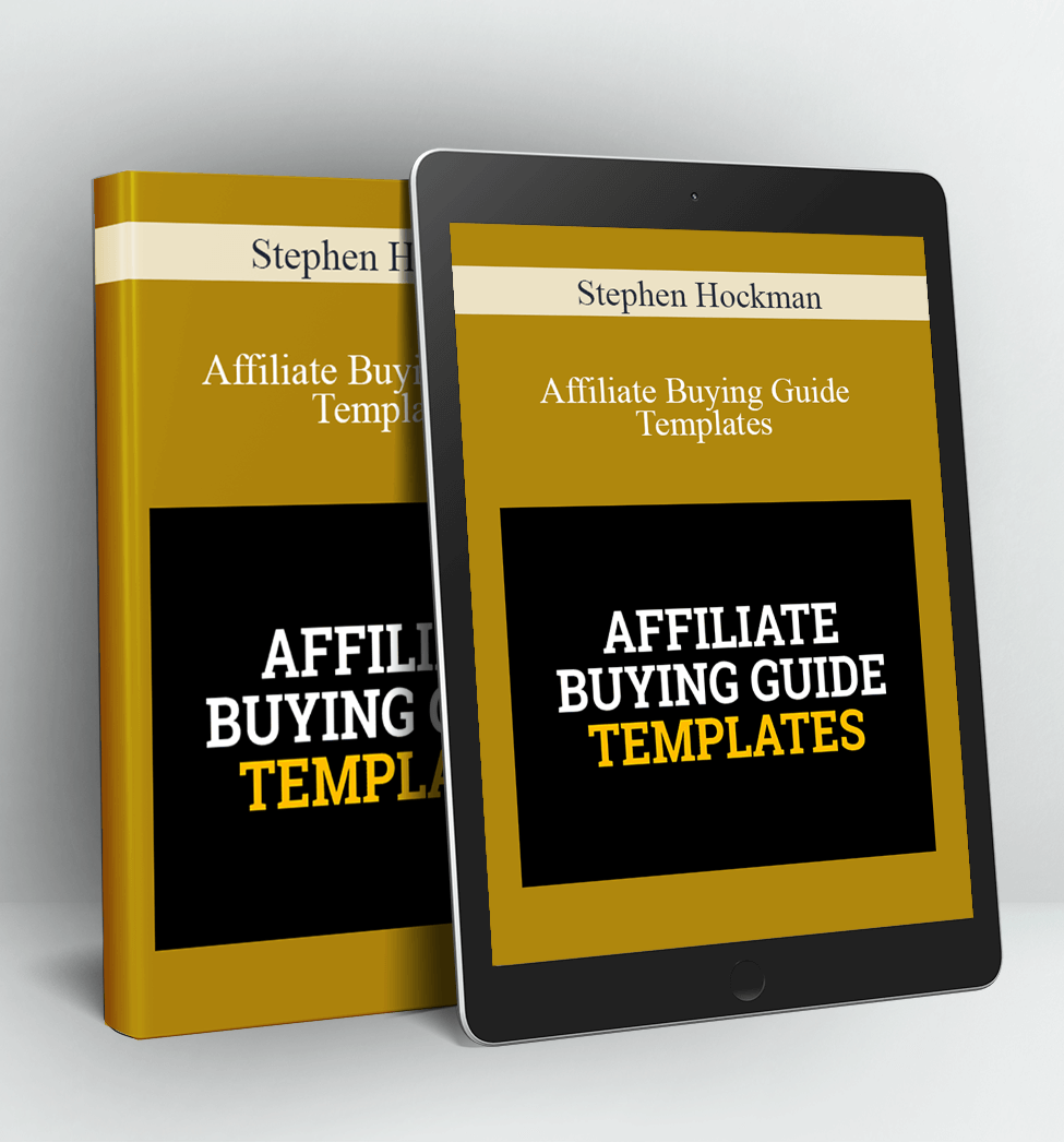 Affiliate Buying Guide Templates - Stephen Hockman